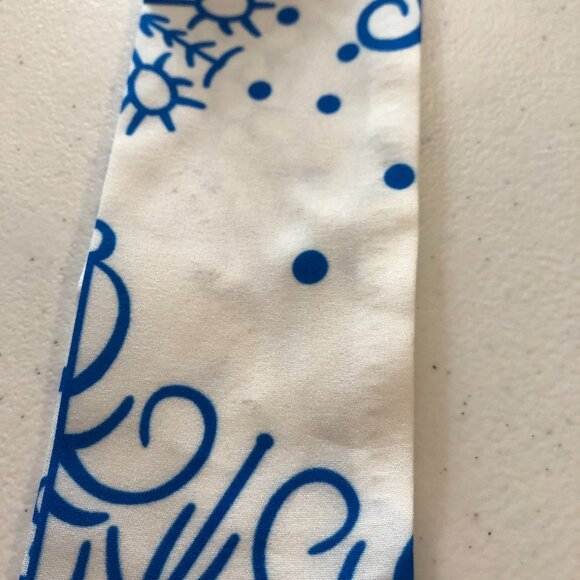 Snowflake Print Short-Sleeve Dress - Picture 9 of 10